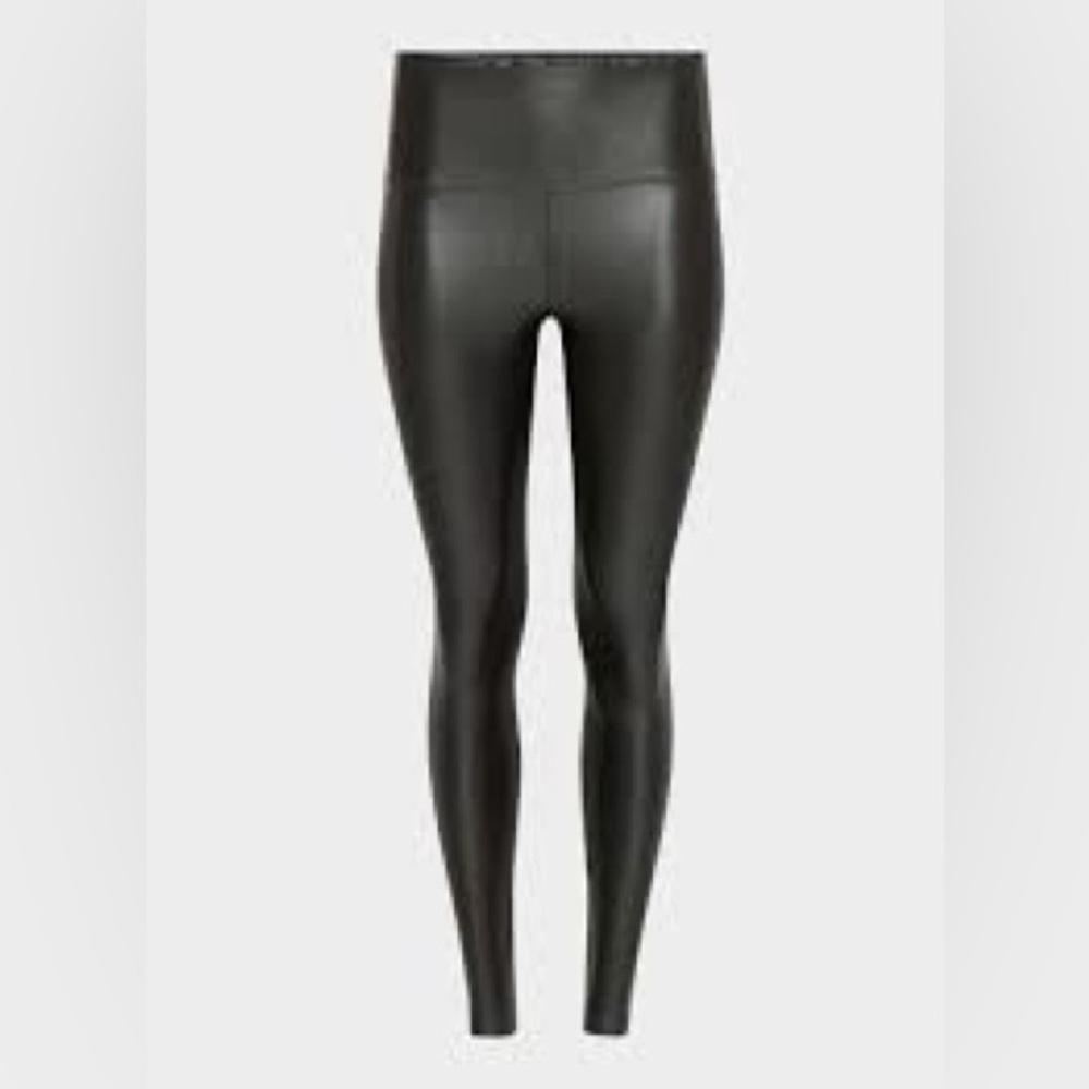 Aritzia Black Faux Leather Leggings